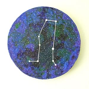 Gemini ♊ Constellation Mandala on Handmade Paper